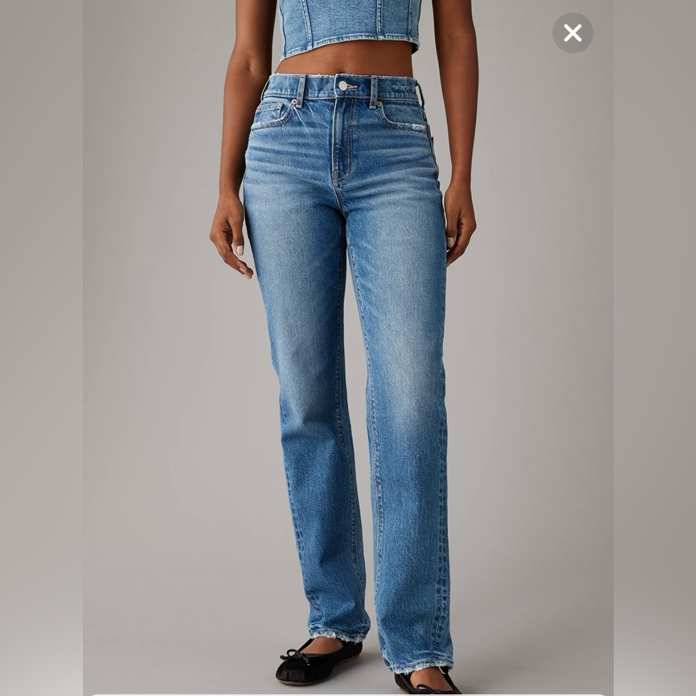 American Eagle High Rise Straight